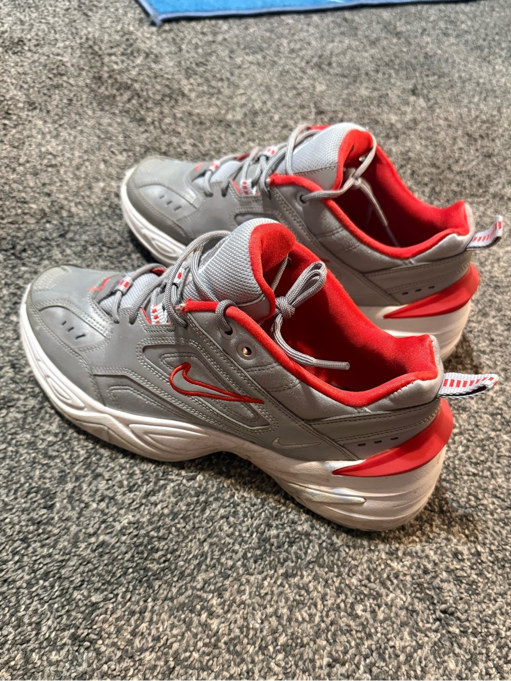 Nike Women’s Grey & Red Athletic Sneakers